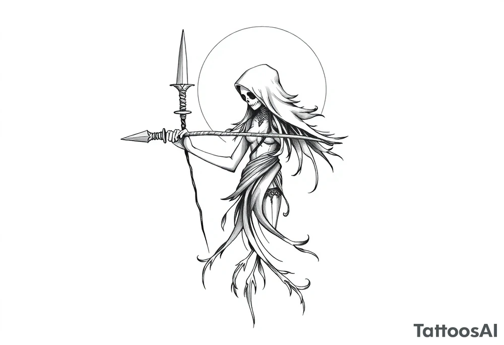 mystical  bringer of death tattoo idea