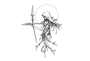mystical  bringer of death tattoo idea