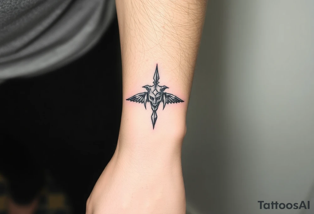Simple nature or Norse themed, going up the fingers and down the wrist. tattoo idea