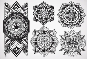 Грустный скелет, сидит и думает о бытие tattoo idea
