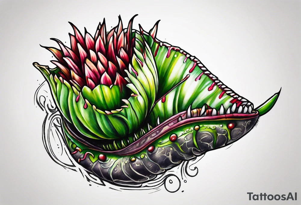flytrap tattoo idea