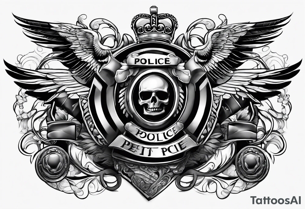 Police tattoo idea