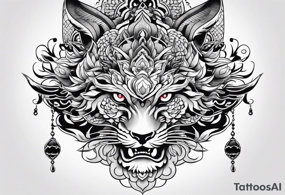 Traditional Japanese tattoo representation of consistency tattoo idea
