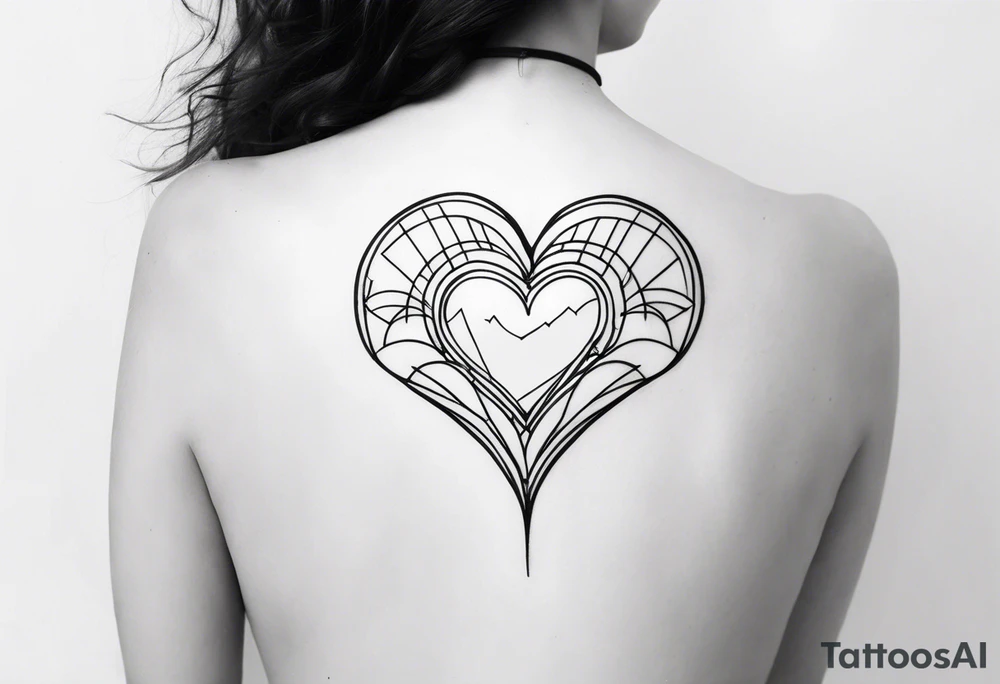 wild heart tattoo idea