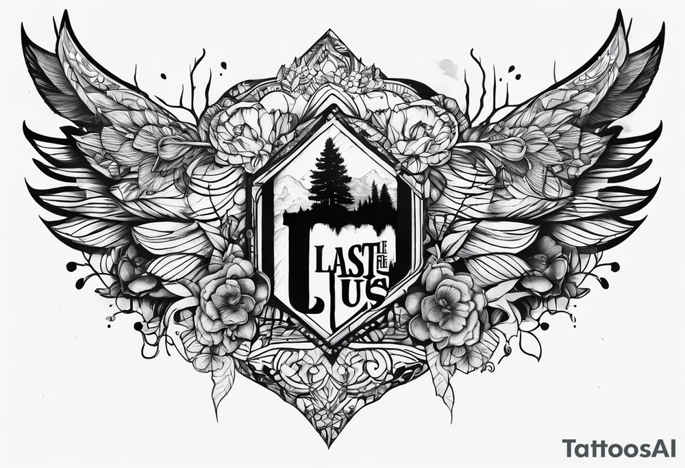 The last of us ellie right pec chest tattoo face tattoo idea