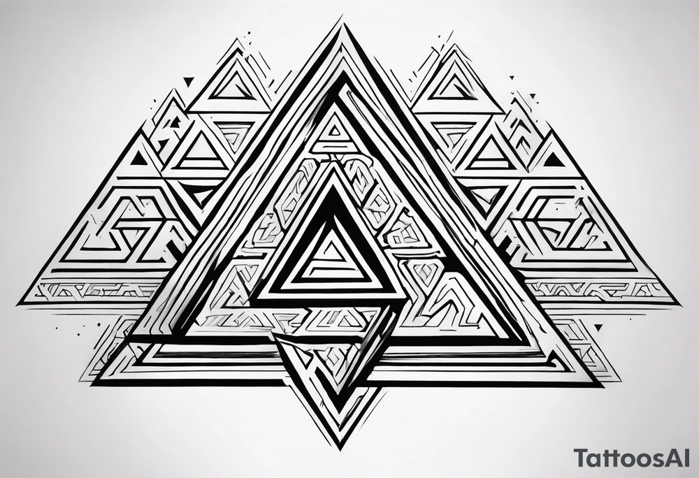 Valhalla valknut tattoo idea