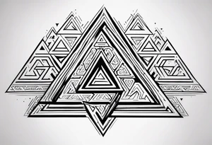 Valhalla valknut tattoo idea