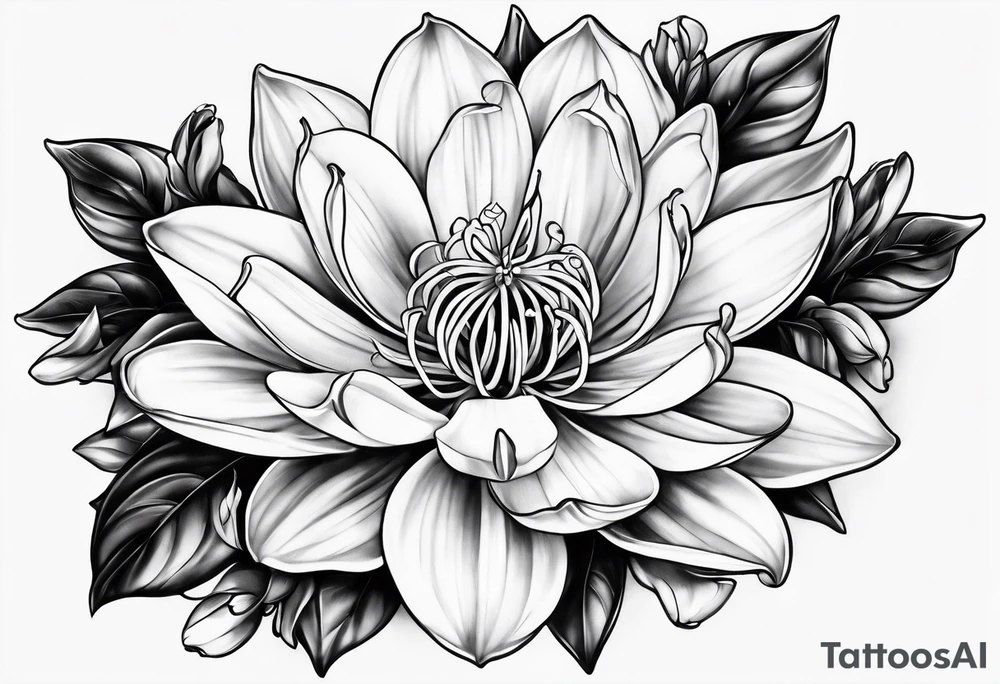 Honeysuckle tattoo idea