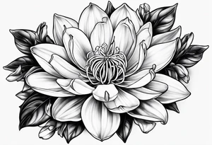 Honeysuckle tattoo idea