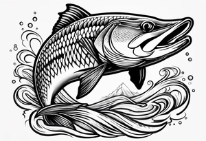 pike jump tattoo idea