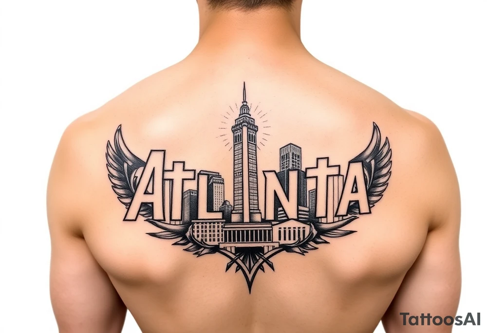 Atlanta Themed tattoos tattoo idea