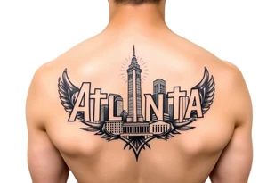Atlanta Themed tattoos tattoo idea