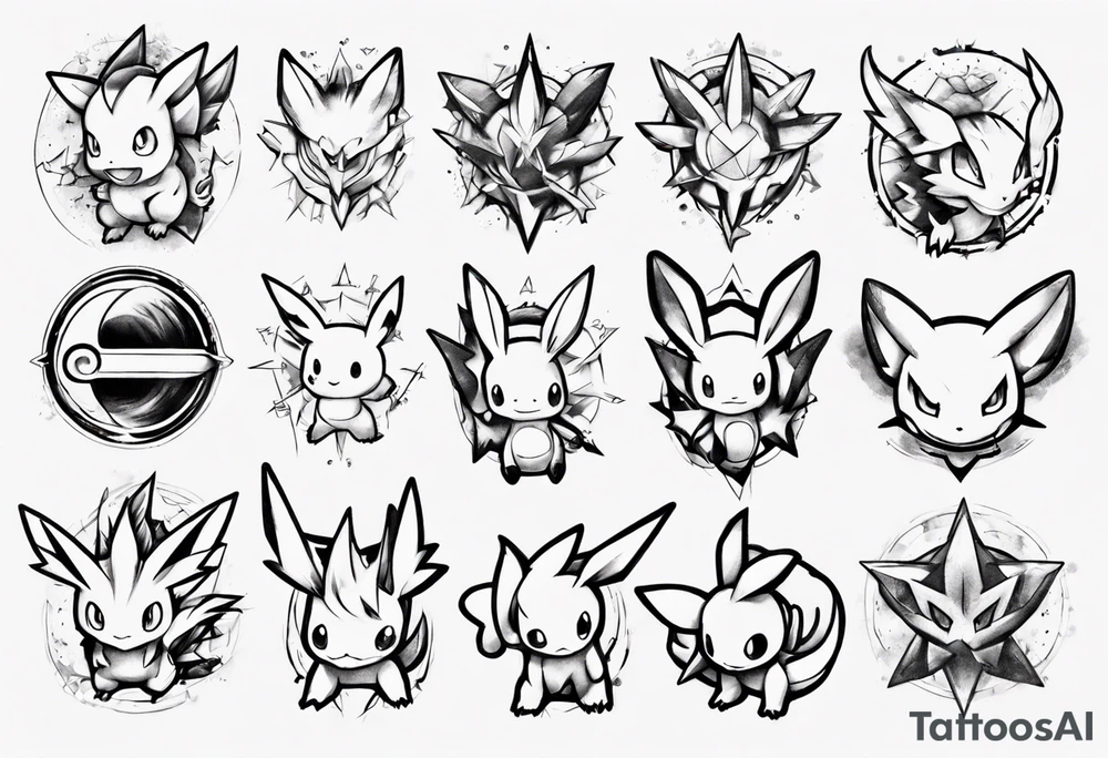 Pokemon tattoo idea