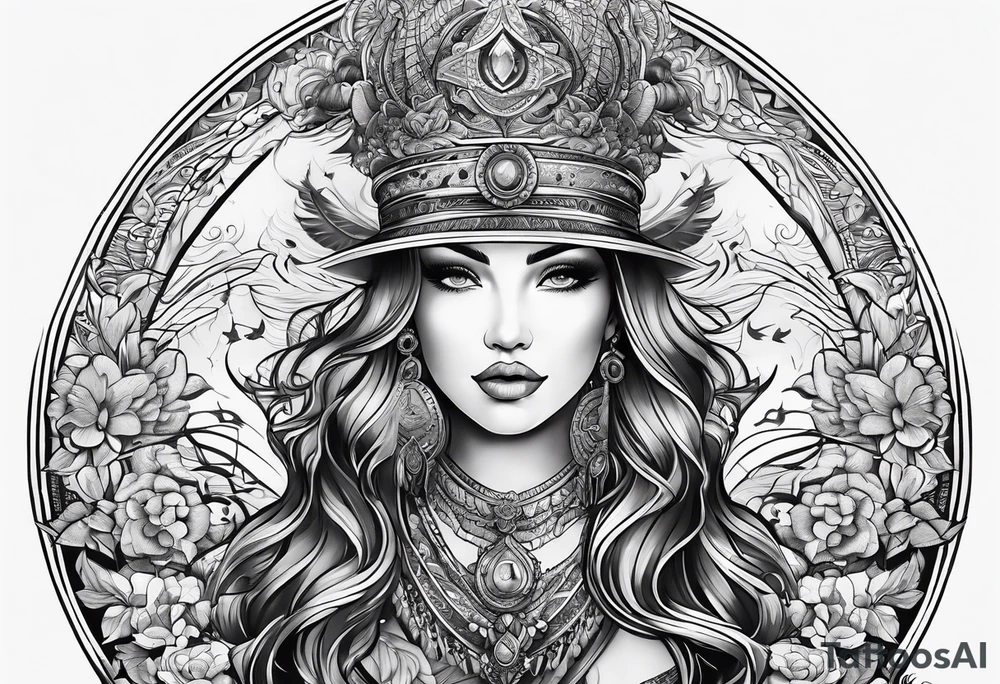 world traveler tattoo idea