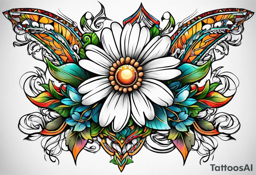 Daisy chain tattoo idea