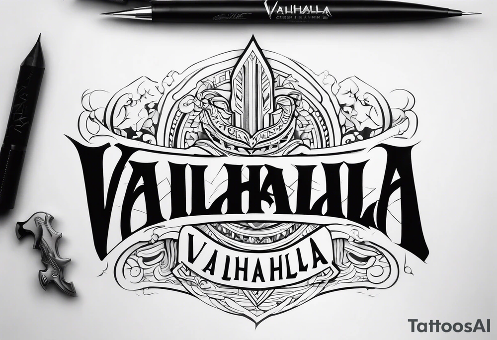 Valhalla  steps tattoo idea