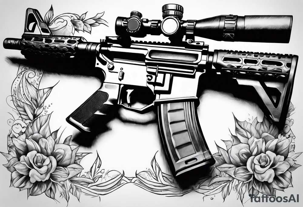 Ar 15 tattoo idea