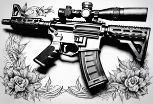 Ar 15 tattoo idea