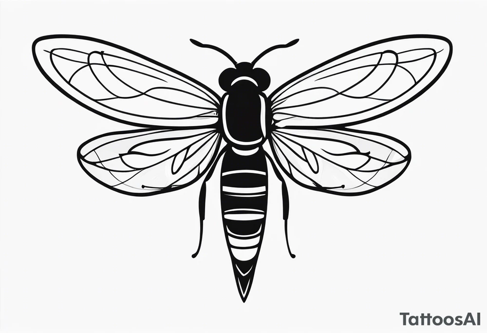 A glowing firefly, symbolizing hope in darkness. tattoo idea