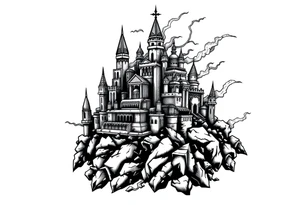 city of 
Atlantis tattoo idea