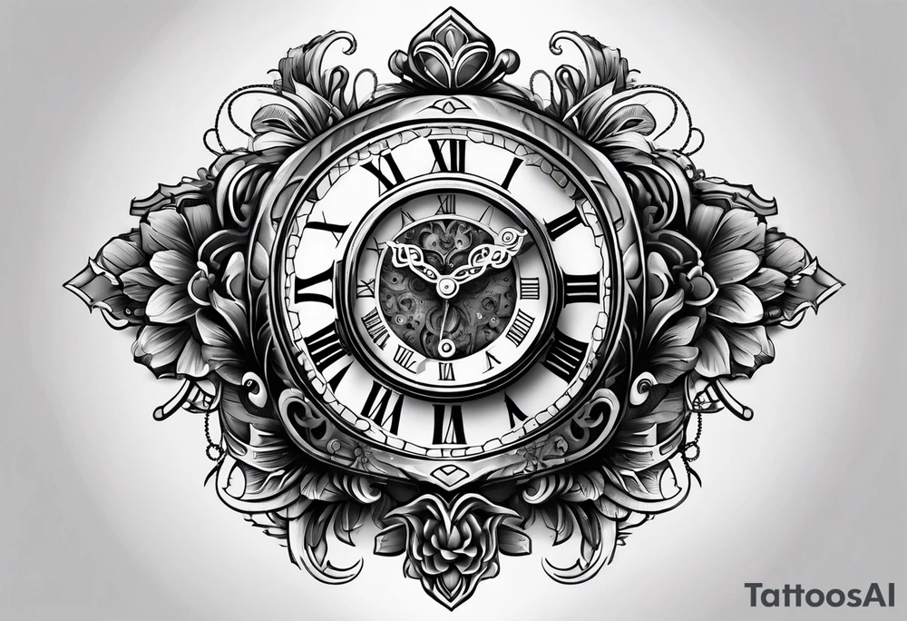 Clock tattoo idea