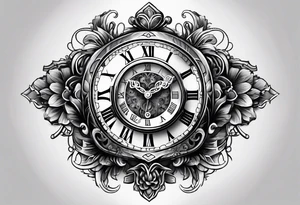 Clock tattoo idea