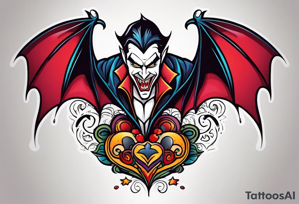 Vampire forearm tattoo design tattoo idea