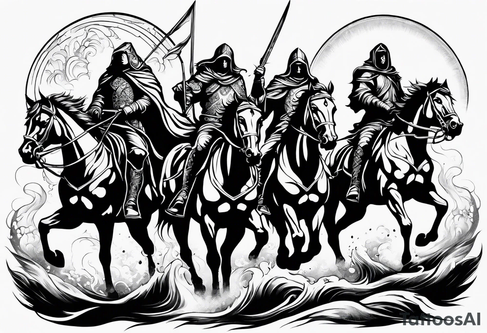 Four Horsemen of the Apocalypse tattoo idea