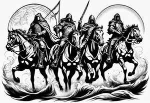 Four Horsemen of the Apocalypse tattoo idea