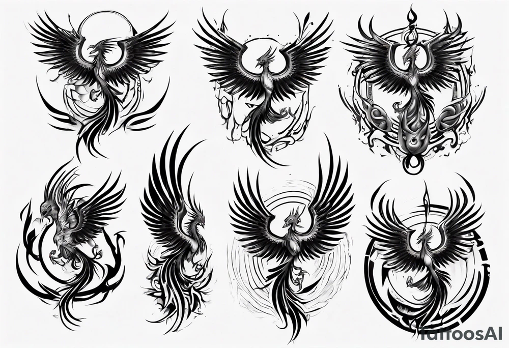 Phoenix tattoo idea