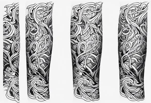 Sleeve tattoo. Vines wrapping around the upper arm. tattoo idea