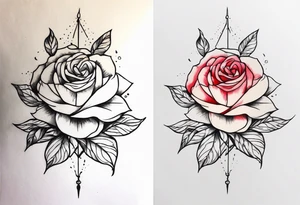 Zwei Rosen Leuchtturm tattoo idea