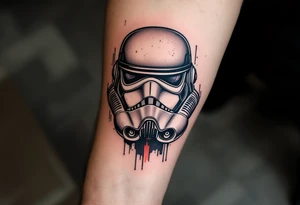 Japanese style storm trooper tattoo idea