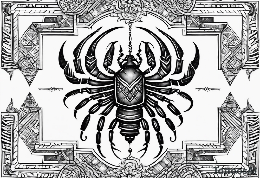 Harkomal,scorpio, punjab tattoo idea