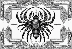 Harkomal,scorpio, punjab tattoo idea