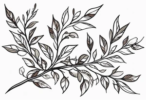 Spiky Vine tattoo idea