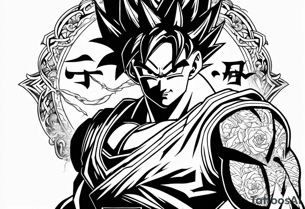 dragonball z tattoo idea