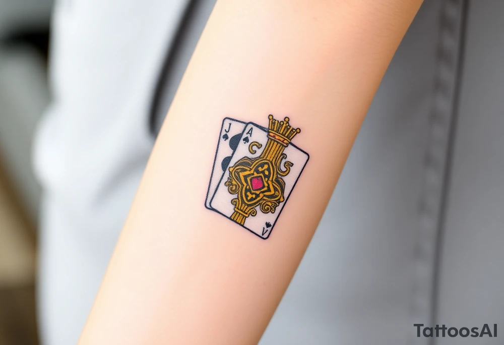 Royal Flush tattoo idea