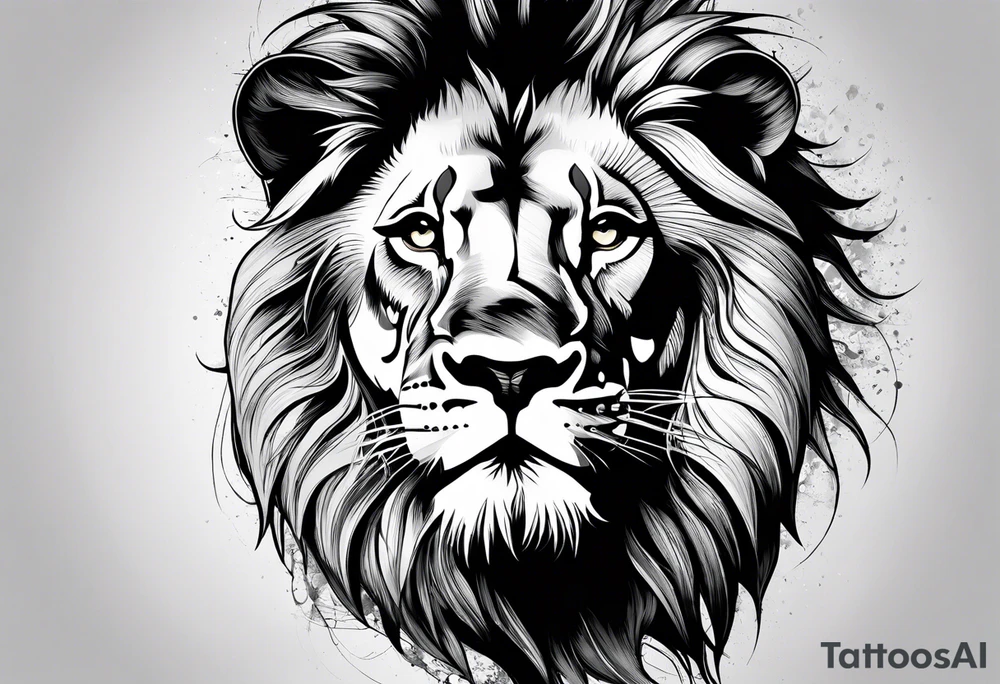 Lion from atlas tattoo idea