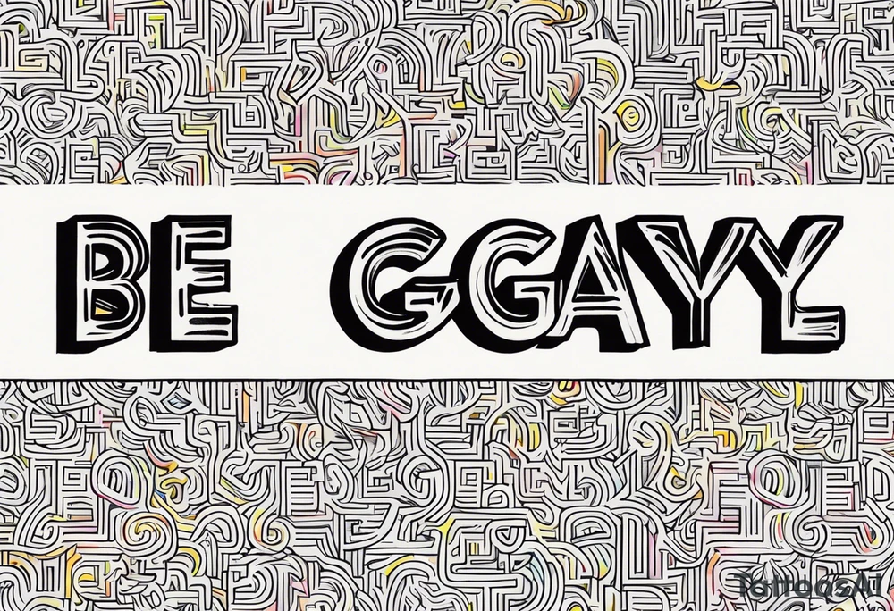 Be Gay Do Crime tattoo idea