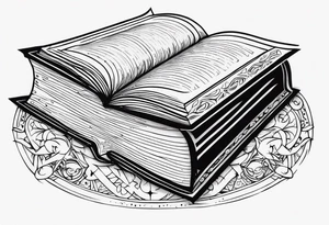 HOLY BOOKS tattoo idea