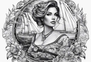 make a full sleeve nautical tattoo design tattoo idea