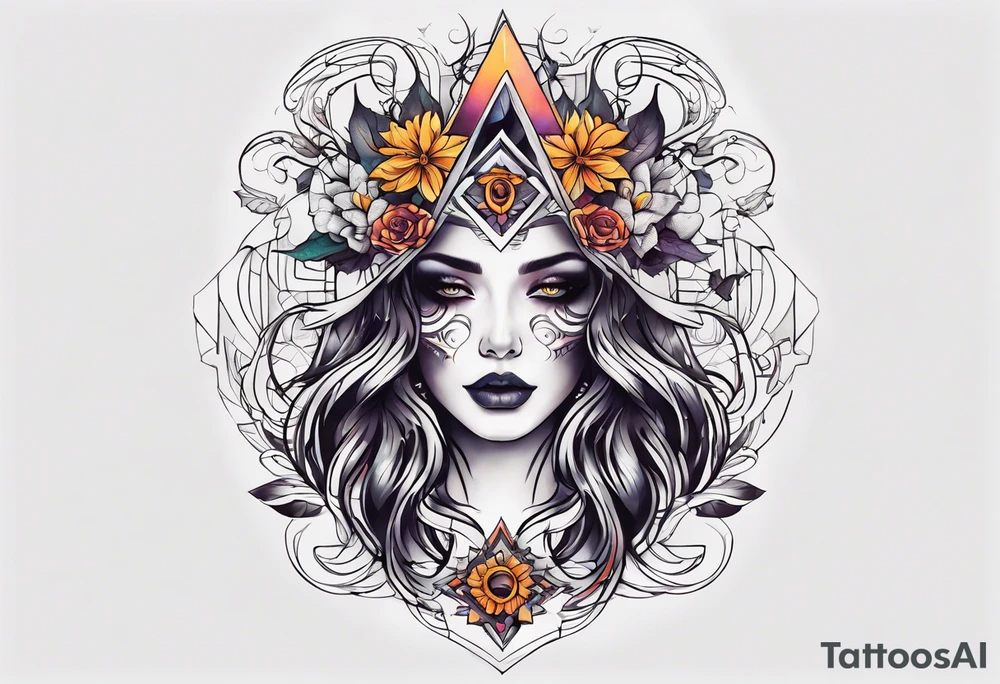 The ghost of being tattoo idea