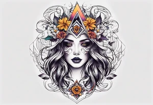 The ghost of being tattoo idea