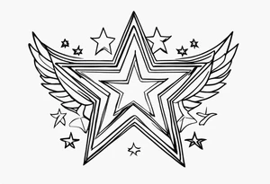 Five stars tattoo idea