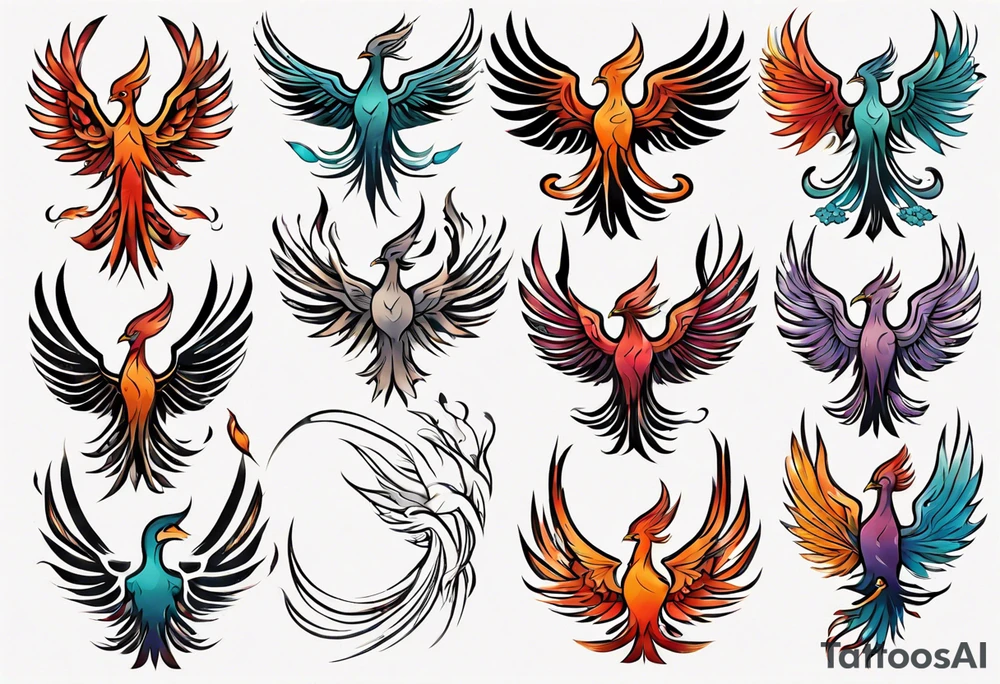 Phoenix tattoo idea