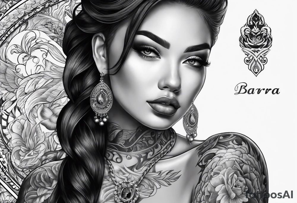 text IBarra tattoo idea