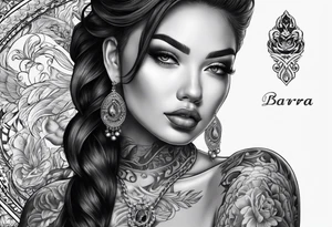 text IBarra tattoo idea