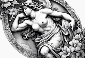 the creation by Michaelangelo tattoo idea