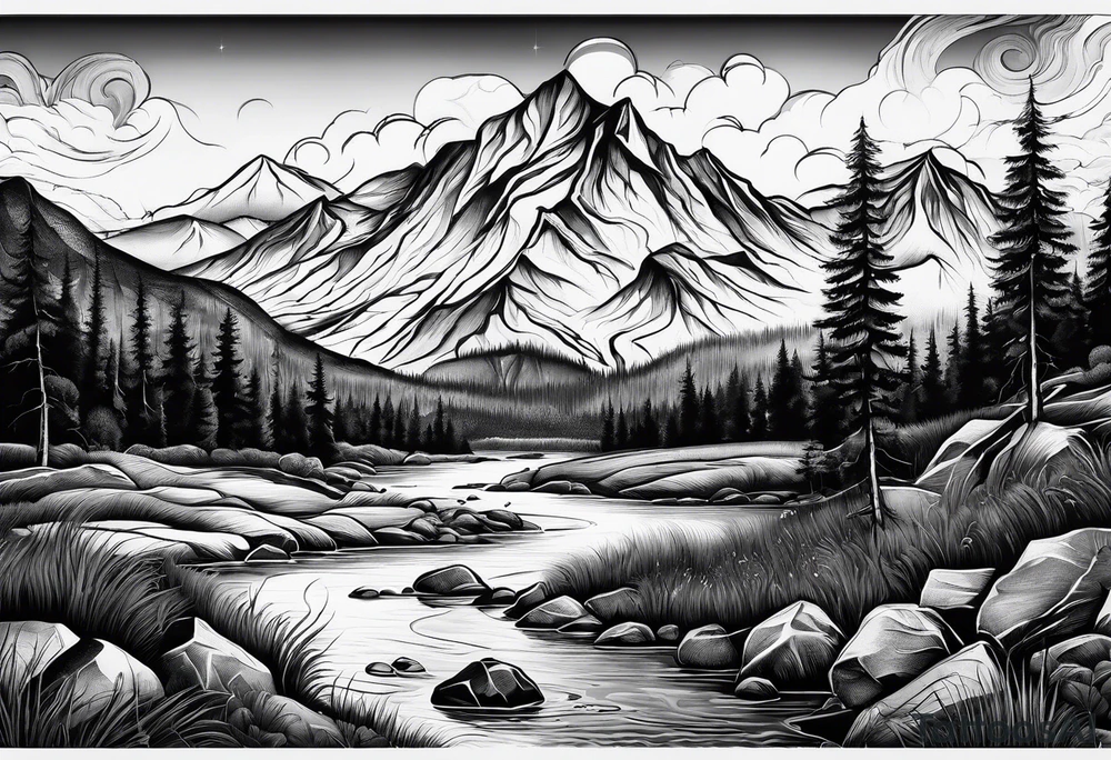 mountain landscape

"Nature Calls" tattoo idea